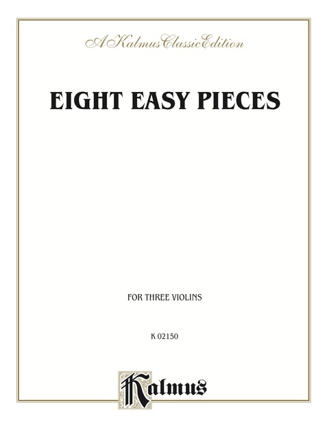 Cover image for book Eight Easy Pieces: For Three Violins