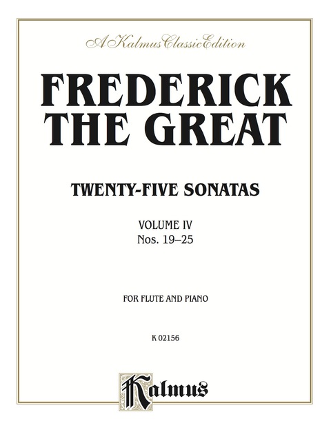 Cover image for book Twenty-five Sonatas, Volume IV (Nos. 19-25): Flute Collection