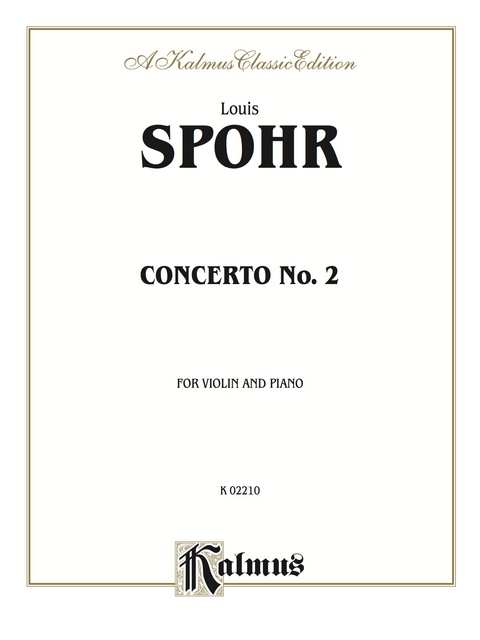 Cover image for book Concerto No. 2: For Violin and Piano