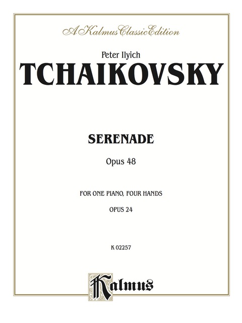 Cover image for book Serenade, Op. 48: Piano Duet (1 Piano, 4 Hands)