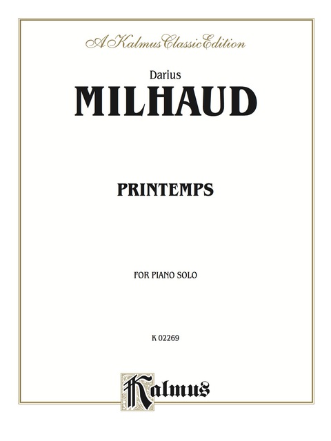 Cover image for book Printemps: For Late Intermediate Piano Solo