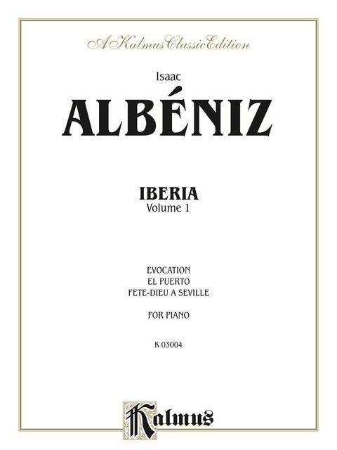 Cover image for book Iberia, Volume I: For Piano