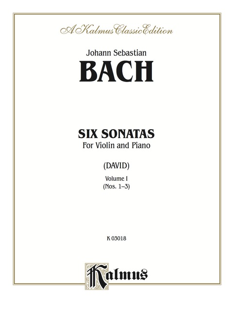 Cover image for book Six Sonatas, Volume I: For Violin and Piano