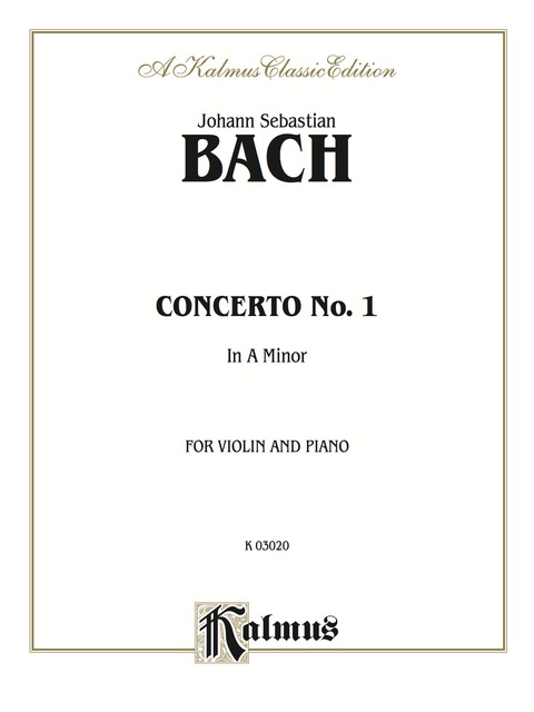 Cover image for book Violin Concerto in A Minor: For Violin and Piano