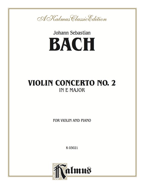 Cover image for book Violin Concerto No. 2 in E Major: For Violin and Piano