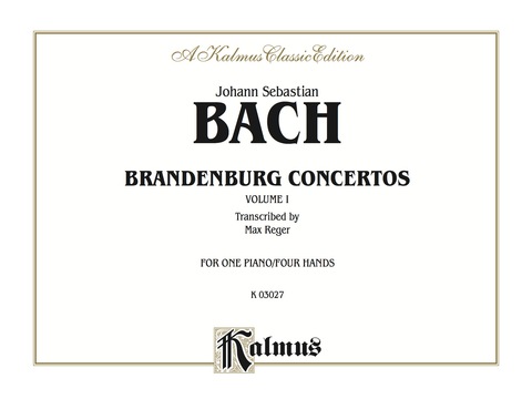 Cover image for book Brandenburg Concertos, Volume I: For One Piano, Four Hands