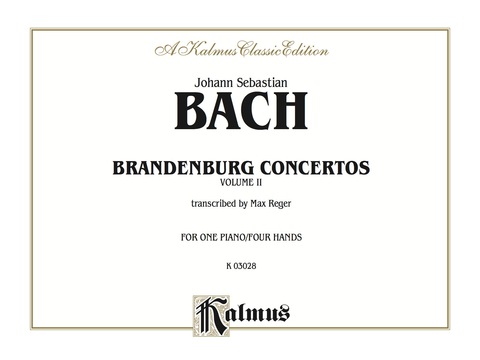 Cover image for book Brandenburg Concertos, Volume II: For One Piano, Four Hands