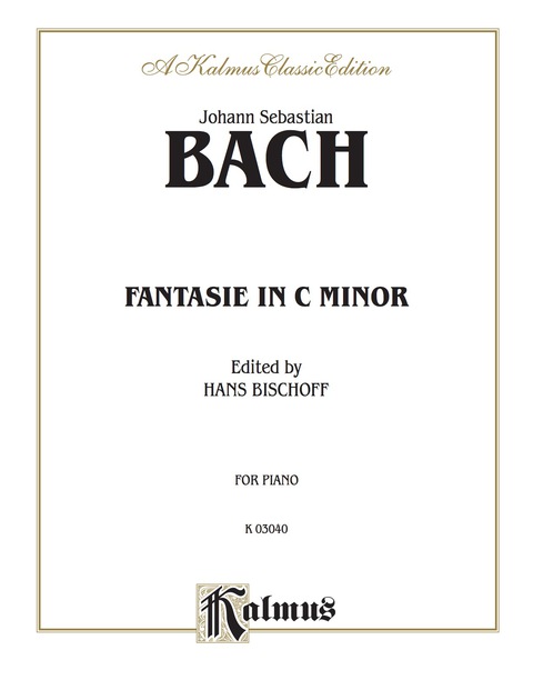 Cover image for book Fantasy in C Minor: For Intermediate to Advanced Piano Solo