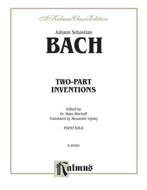 Cover image for book Two-Part Inventions: For Piano