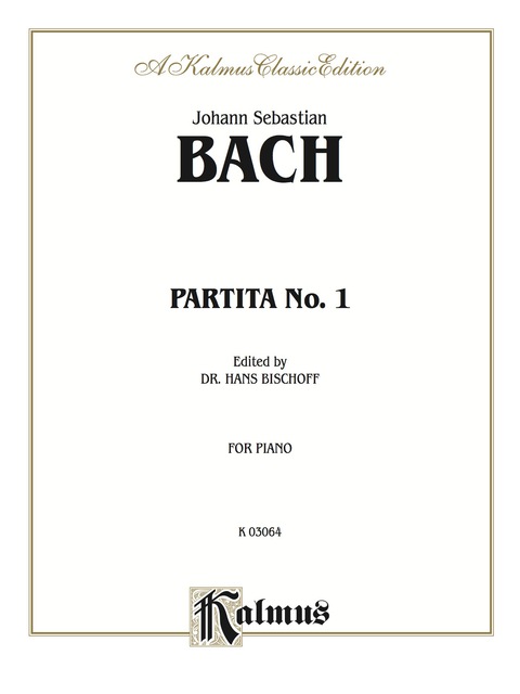 Cover image for book Partita No. 1 in B-flat Major: For Piano Solo