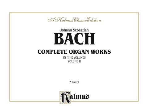 Cover image for book Complete Organ Works, Volume II