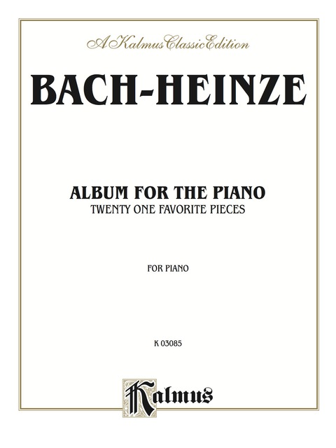 Cover image for book Album for the Piano: A Collection of 21 Favorite Pieces for the Pianoforte