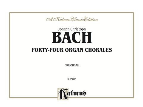 Cover image for book Forty-four Organ Chorales
