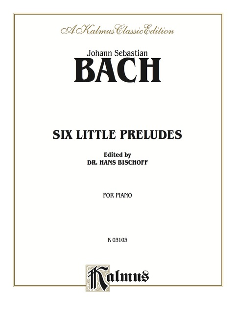 Cover image for book Six Little Preludes: For Piano