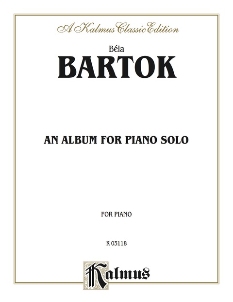 Cover image for book Album: For Piano