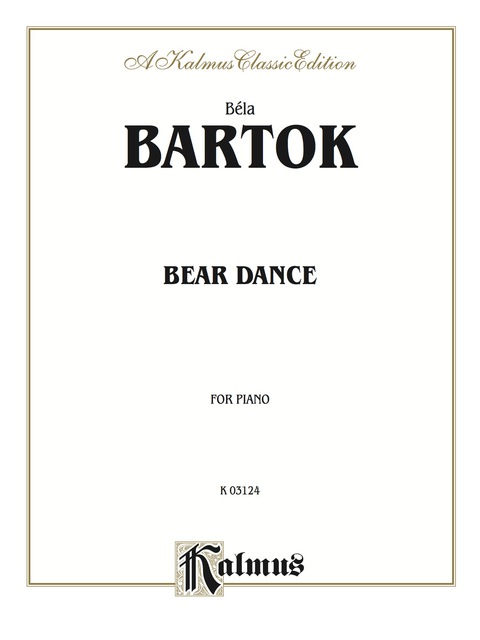Cover image for book Bear Dance: For Piano Solo