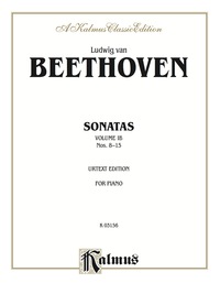 Cover image: Sonatas, Volume IB, Nos. 8-15 (Urtext Edition): For Advanced Piano 1st edition 9780769234090