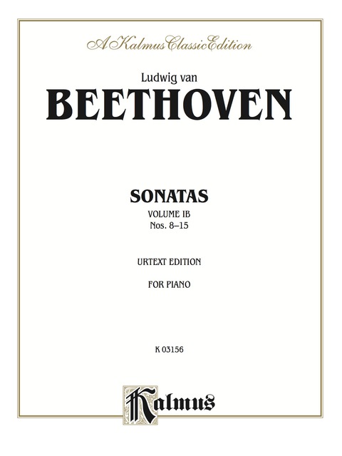 Cover image for book Sonatas, Volume IB, Nos. 8-15 (Urtext Edition): For Advanced Piano