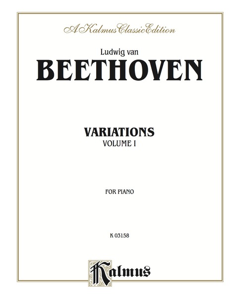 Cover image for book Variations, Volume I: For Intermediate to Advanced Piano