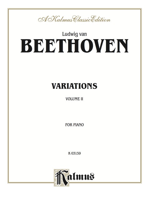 Cover image for book Variations, Volume II: For Piano