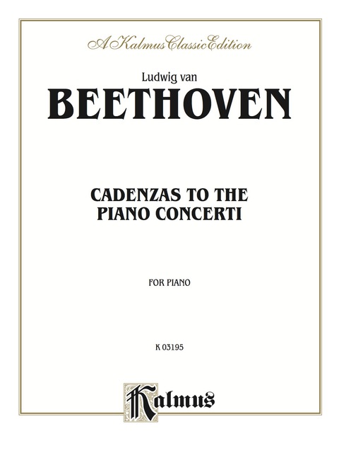 Cover image for book Cadenzas to the Piano Concerti: For Advanced Piano