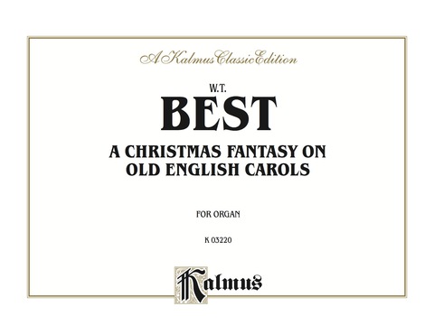 Cover image for book A Christmas Fantasia on Old English Carols: Organ Solo