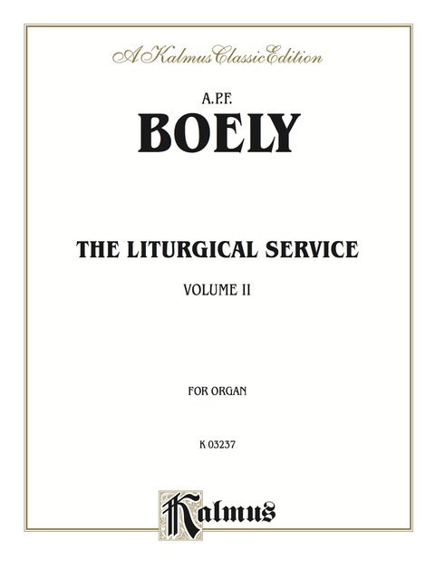 Cover image for book Liturgical Service, Volume II: For Organ