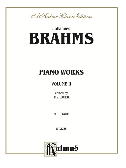 Cover image for book Piano Works, Volume II (incl. Opus 119 & 5 Etudes): For Piano