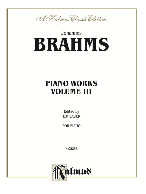 Cover image for book Piano Works, Volume III (2 Concertos, Paganini Variations & Waltzes)