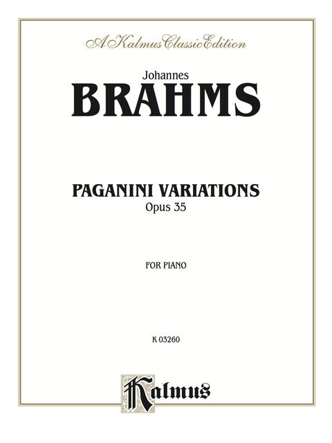 Cover image for book Paganini Variations (Complete): For Piano Solo