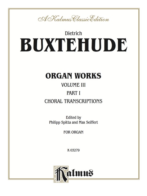 Cover image for book Organ Works, Volume III
