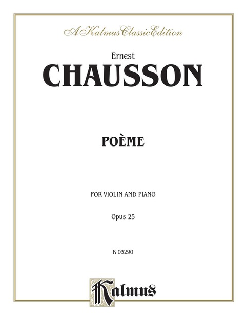 Cover image for book Poeme: For Violin and Piano