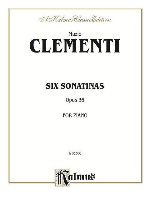 Cover image for book Six Sonatinas, Opus 36: For Piano