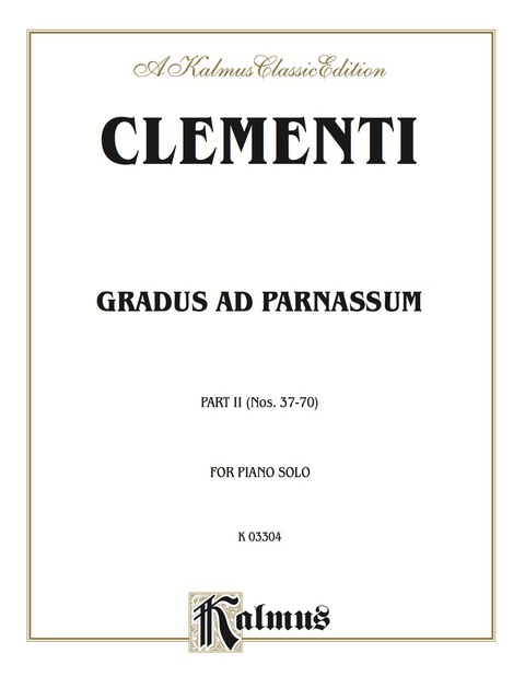 Cover image for book Gradus ad Parnassum, Volume II: For Piano