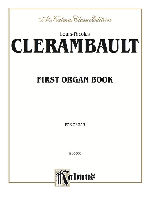 Cover image for book First Organ Book