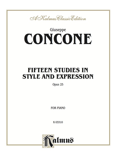Cover image for book Fifteen Studies in Style and Expression, Opus 25: For Piano