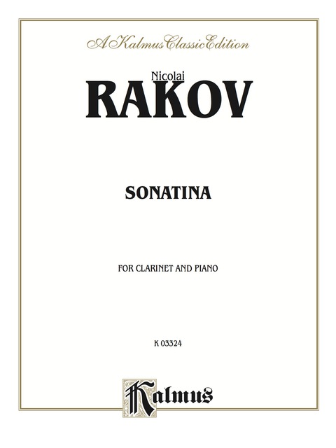 Cover image for book Sonatina: For B-flat Clarinet Solo