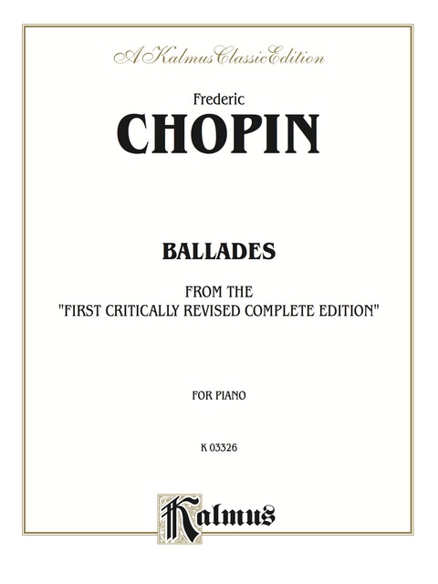 Cover image for book Ballades: For Advanced Piano