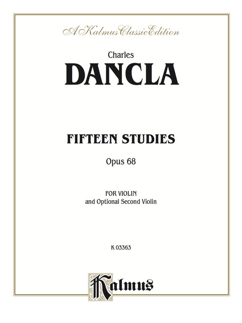 Cover image for book Fifteen Studies, Opus 68: For Violin