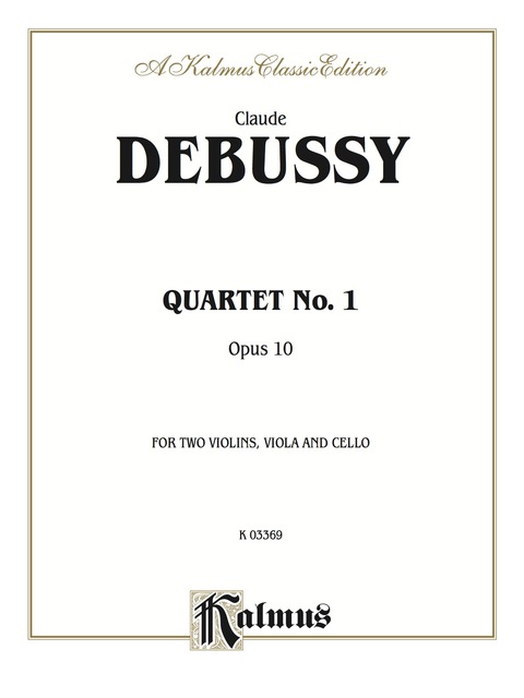 Cover image for book String Quartet, Opus 10 : For Two Violins, Viola and Cello