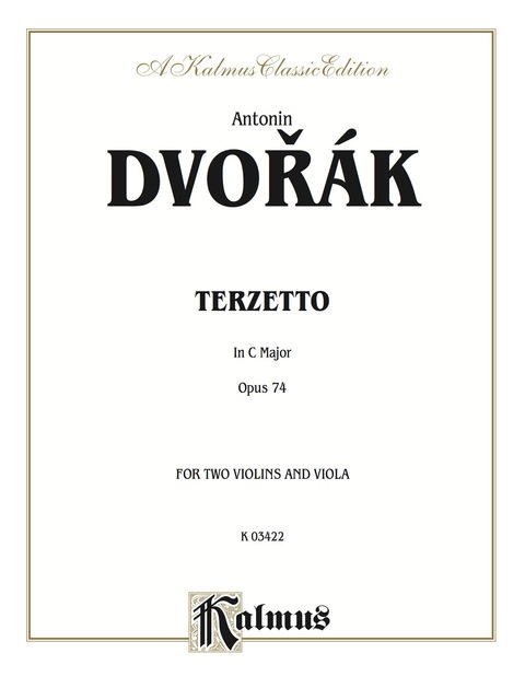 Cover image for book Terzetto, Opus 74: For Two Violins and Viola