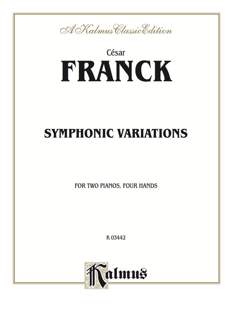 Cover image for book Symphonic Variations: Piano Duo/Duet (2 Pianos, 4 Hands)