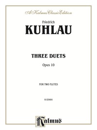 Cover image: Three Duets for Two Flutes, Opus 10 1st edition 9780757939112
