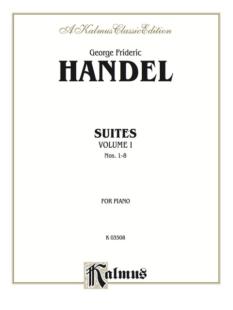 Cover image for book Suites, Volume I (Nos. 1-8): For Piano