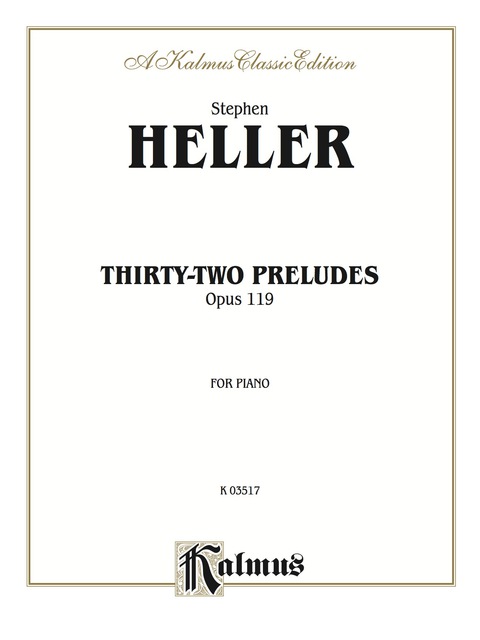 Cover image for book Thirty-two Preludes, Opus 119: For Piano
