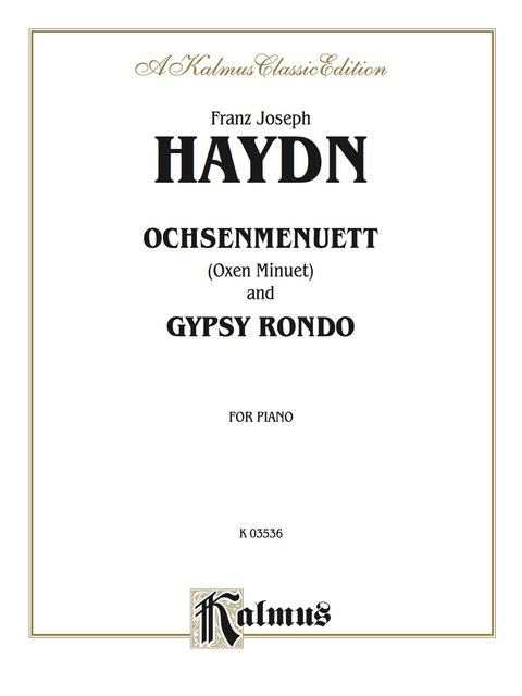 Cover image for book Oxen Menuet and Gypsy Rondo: For Piano Solo