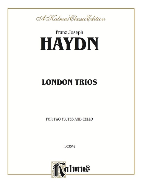 Cover image for book Four London Trios for Two Flutes and Cello