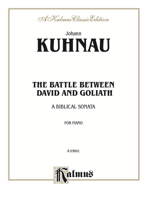 Cover image for book Sonata, "David and Goliath": For Piano Solo