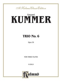 Cover image: Trio No. 6, Opus 59: For Flute 1st edition 9780757919572