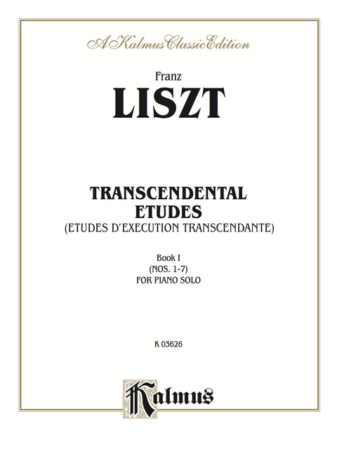 Cover image for book Transcendental Etudes, Volume I: For Piano